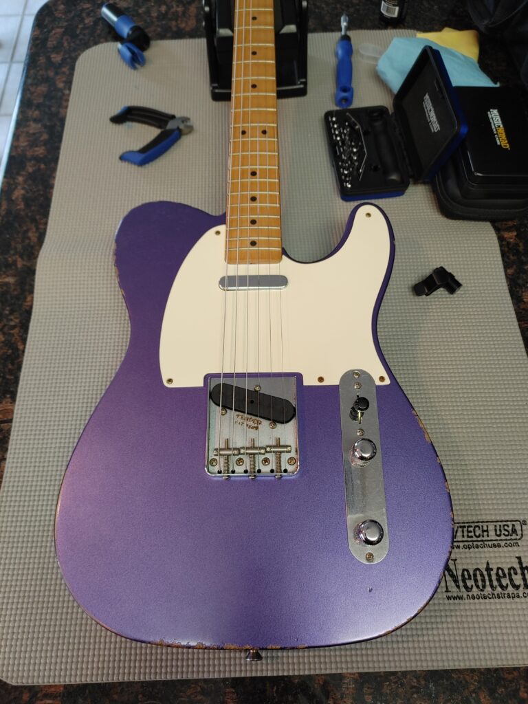 My Fender 50s Road Worn Telecaster with Bootstrap pickups.